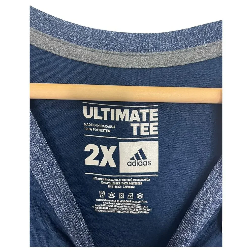 New Orleans Pelicans Shirt Mens 2XL NBA Basketball Climalite Long Sleeve Adidas